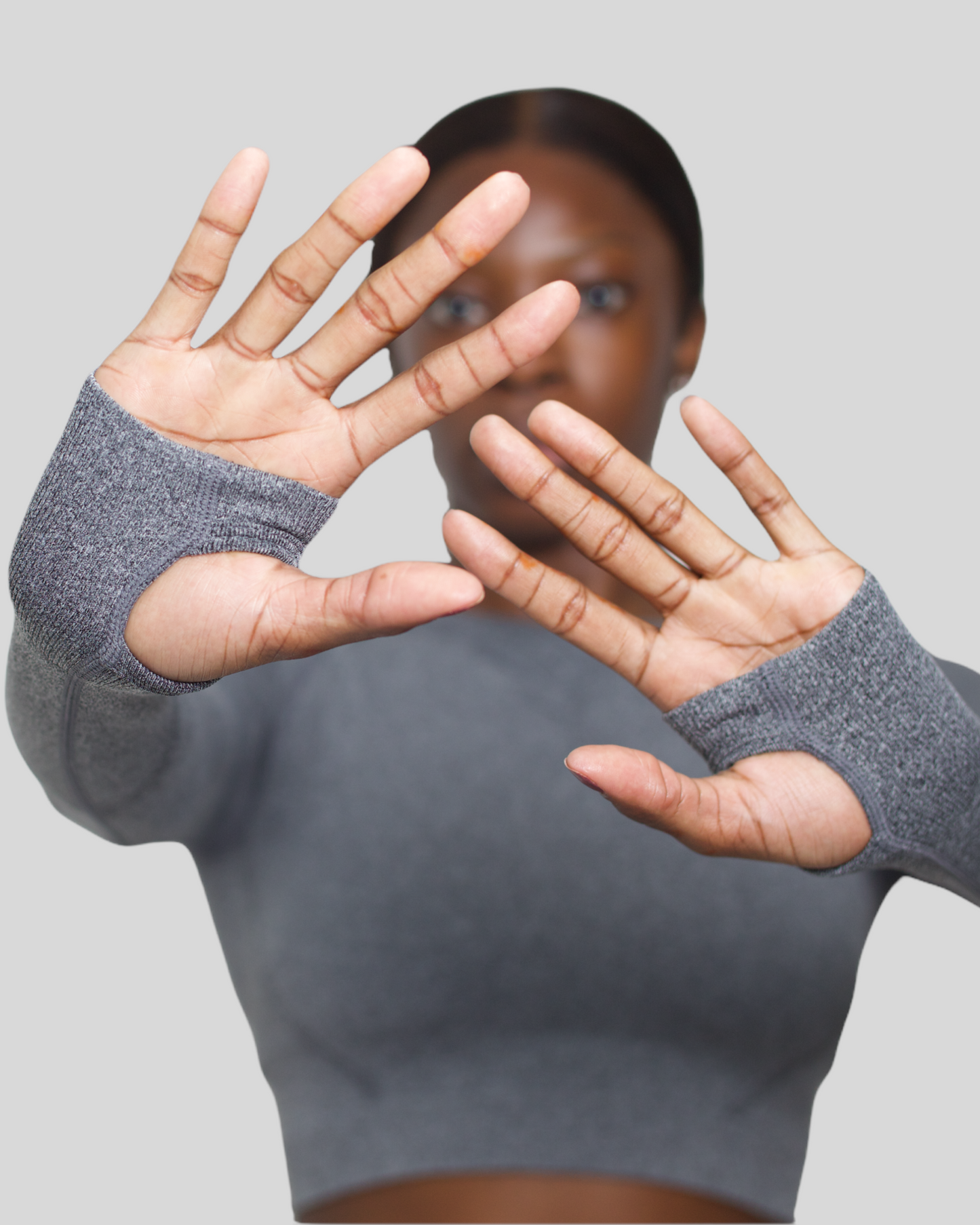 Scrunch Rebel Long Sleeve Crop Top