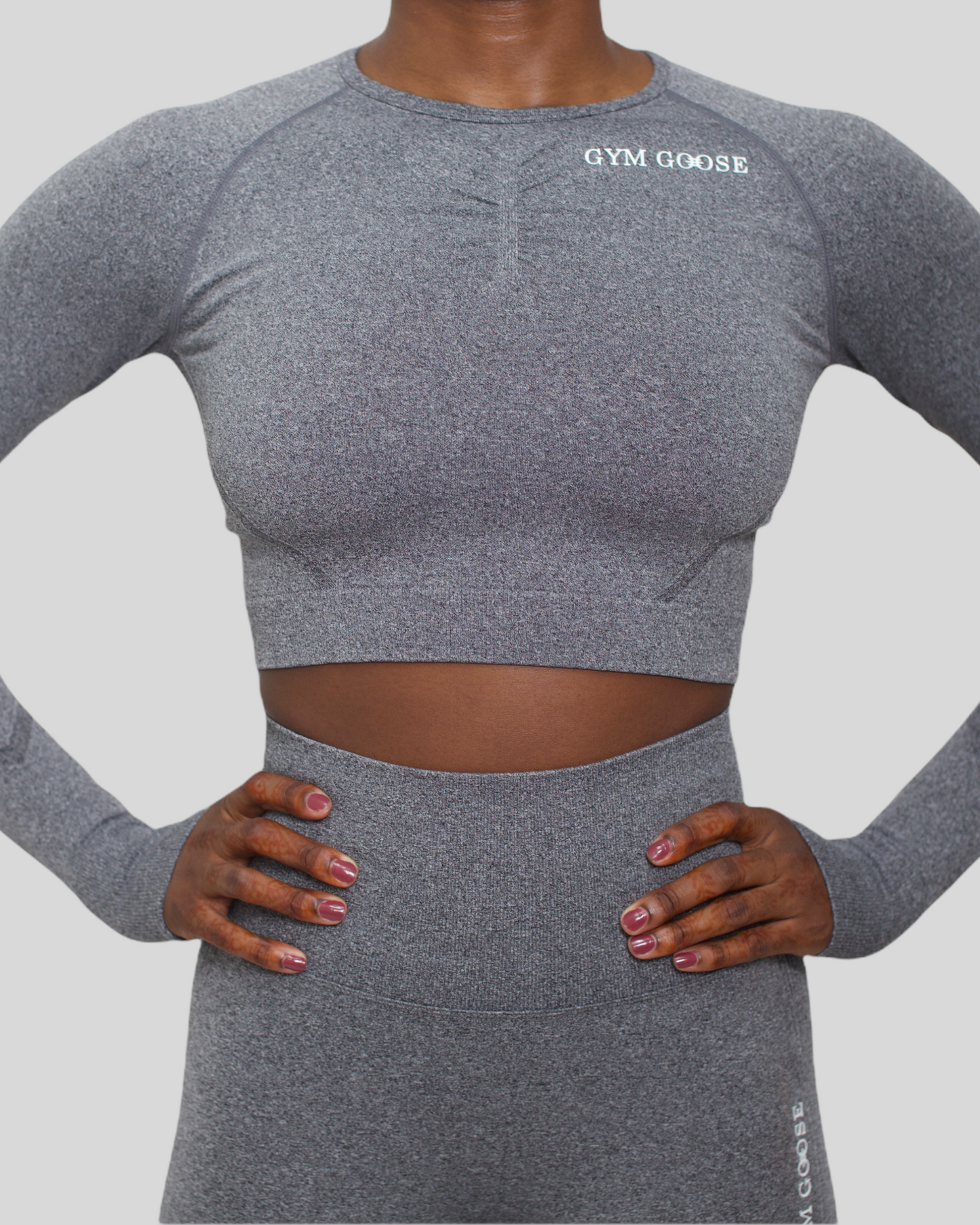 Scrunch Rebel Long Sleeve Crop Top