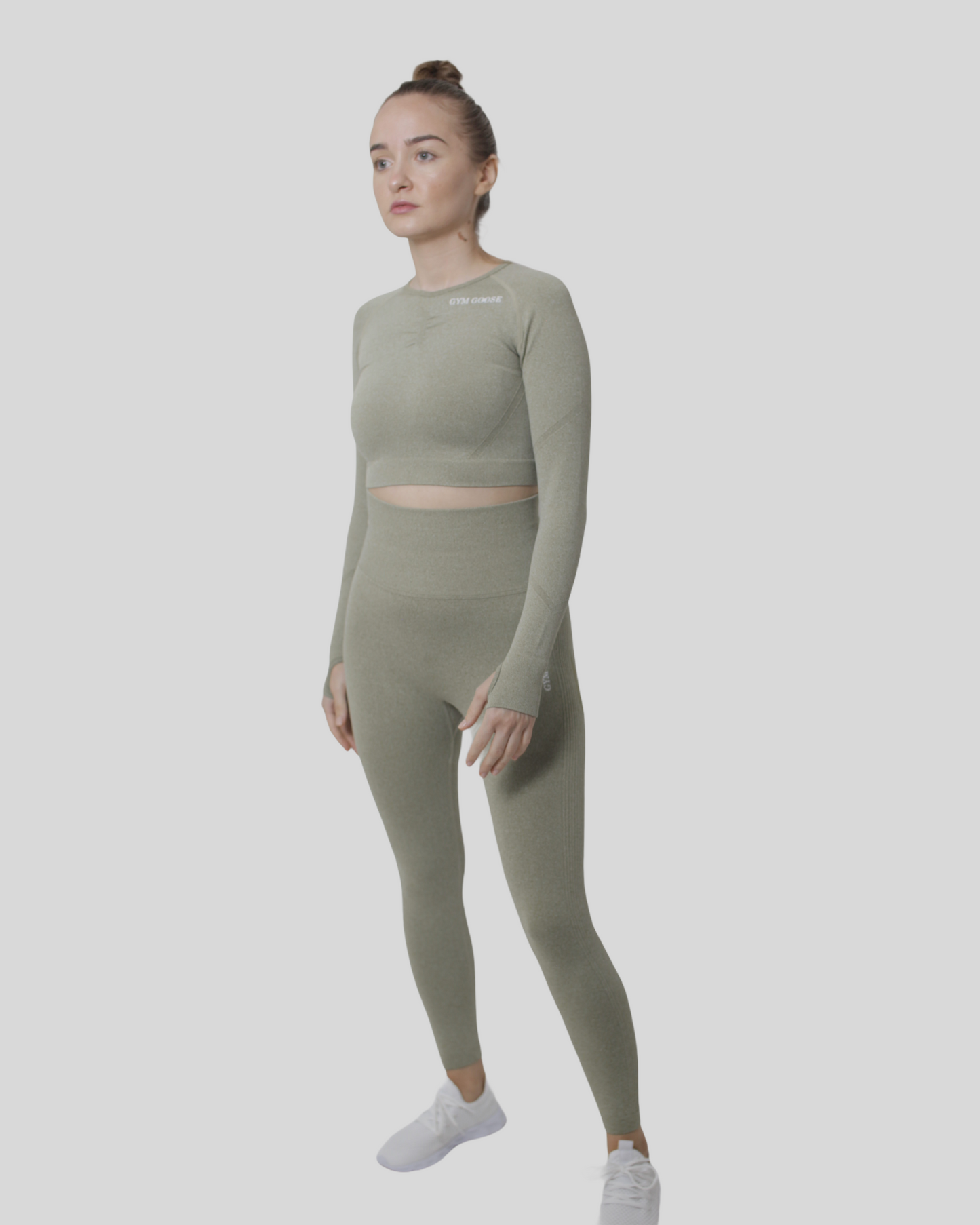 Scrunch Rebel Long Sleeve Crop Top