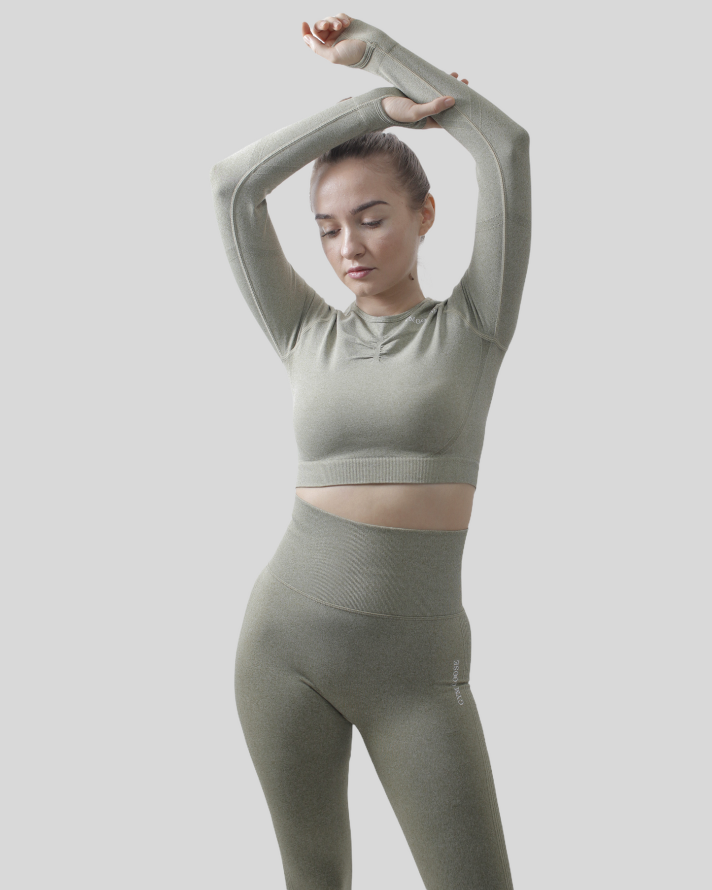 Scrunch Rebel Long Sleeve Crop Top