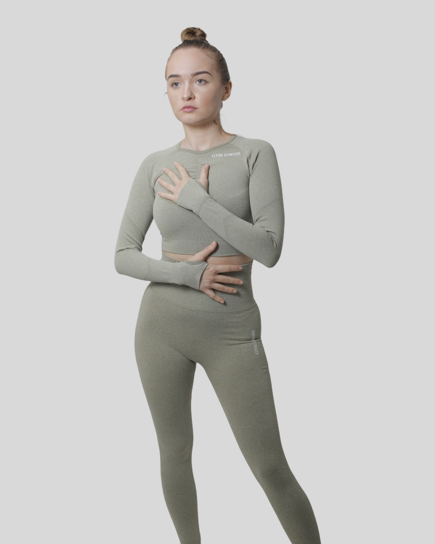 Scrunch Rebel Long Sleeve Crop Top