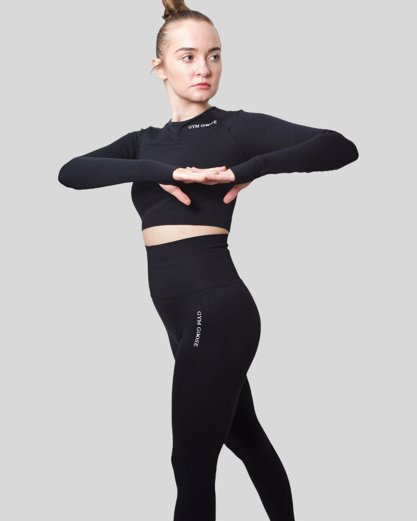 Scrunch Rebel Long Sleeve Crop Top